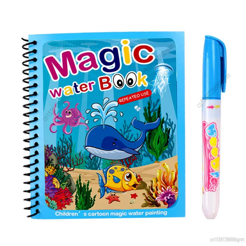 Kids Education Books - الكرتون ماجيك المياه اللوحة تلوين كتاب