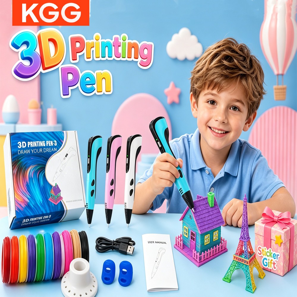 Kids Education Degree - قلم رسم ثلاثي الأبعاد للأطفال مع