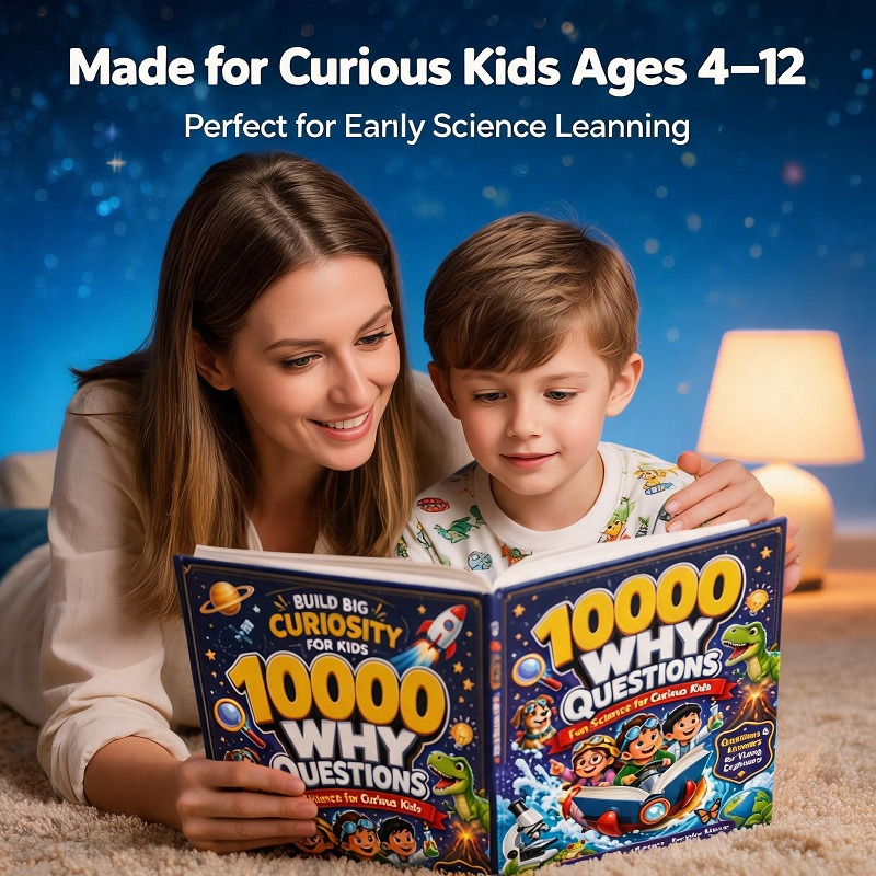 English Kids Education - 10000 سببًا لماذا: كتاب موسوعة العلوم