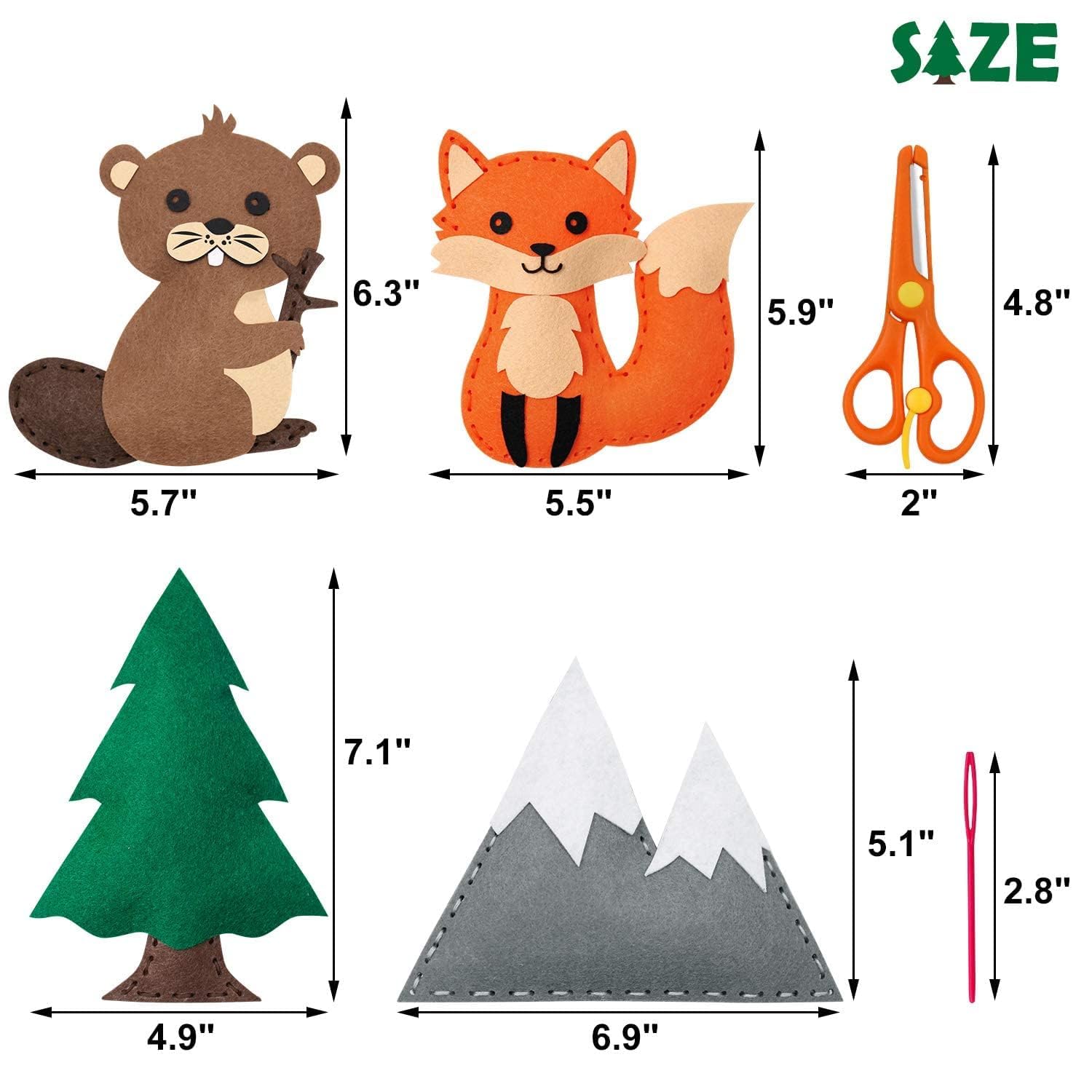 طقم خياطة للأطفال بتصميم حيوان - مراجعة Kids Education Classes وسعره