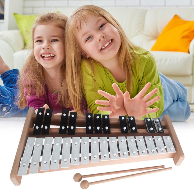 27 ملاحظة إكسيليفون جرس اليد ا - مراجعة Kids Education Bell وسعره