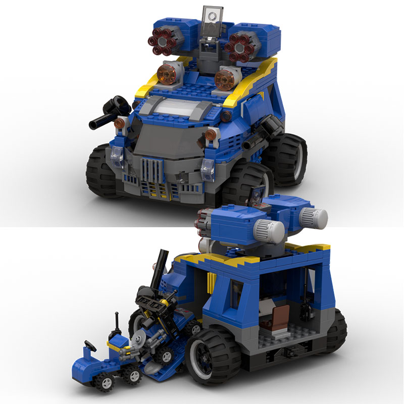 1379 قطعة MOC Earth Defense HQ - مراجعة Education Kids Definition وسعره