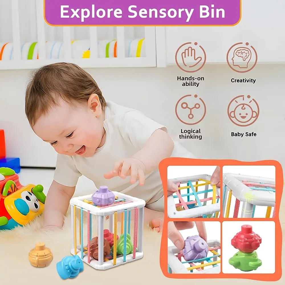 مكعب مونتيسوري ملون بألوان قوس - مراجعة Kids Educational Resources وسعره