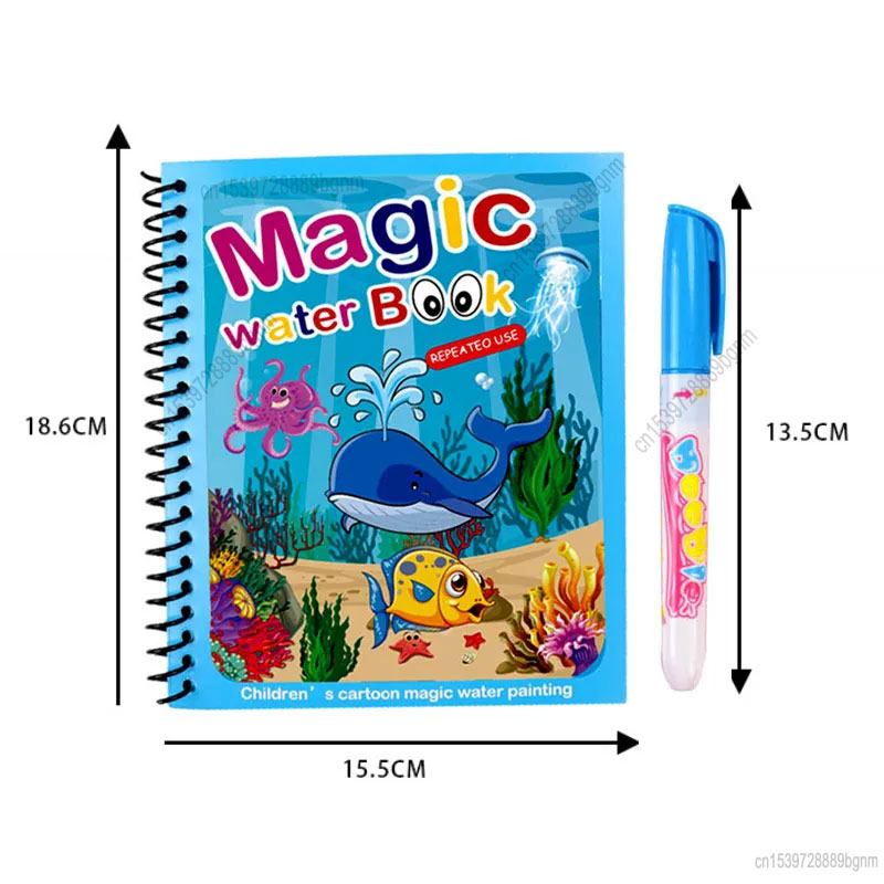 الكرتون ماجيك المياه اللوحة تل - مراجعة Kids Education Books وسعره