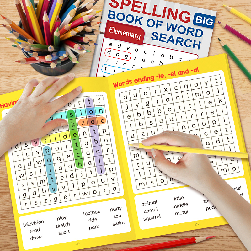 كتاب تهجئة الكلمات الكبير للأط - مراجعة Kids Education Help وسعره