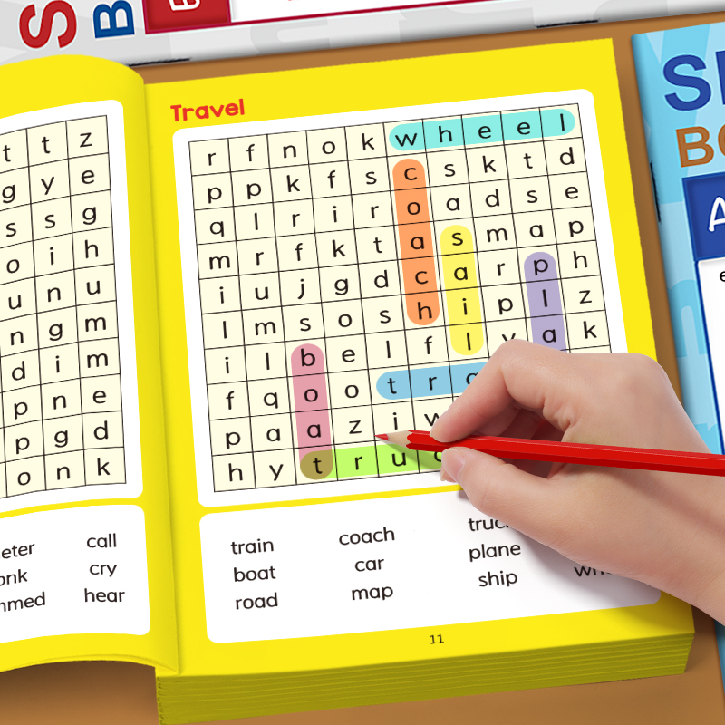 كتاب تهجئة الكلمات الكبير للأط - مراجعة Kids Education Help وسعره