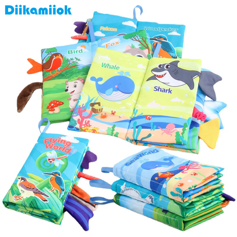 كتب قماشية جديدة للأطفال للتدر - مراجعة Kids Education Books وسعره