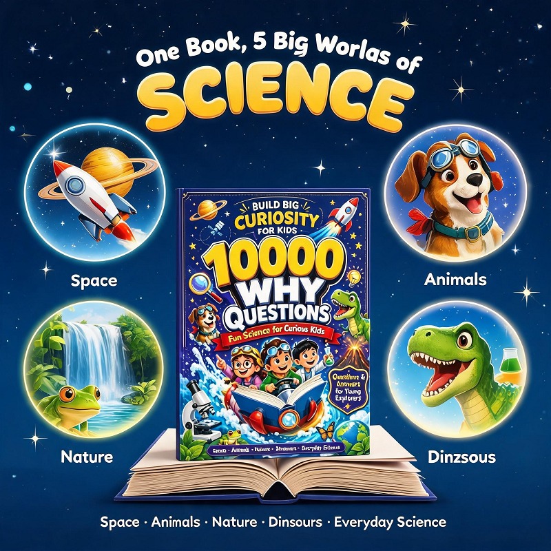 10000 سببًا لماذا: كتاب موسوعة - مراجعة English Kids Education وسعره