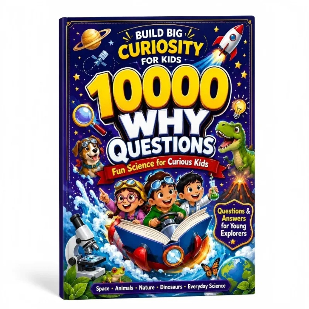 10000 سؤال لماذا: كتاب علمي لل - مراجعة English Kids Education وسعره