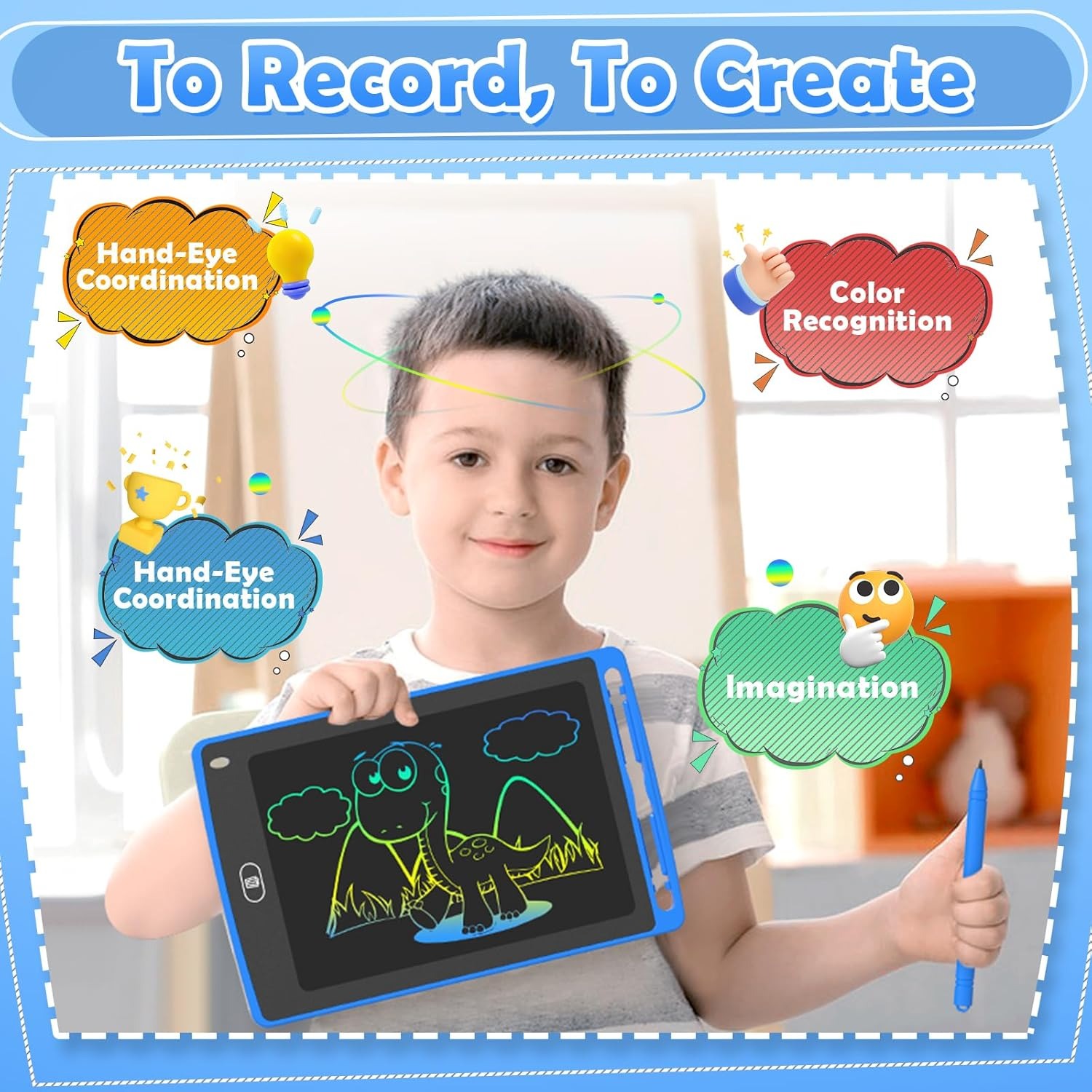 لوح كتابة LCD للأطفال، لوح رسم - مراجعة Kids Educational Resources وسعره