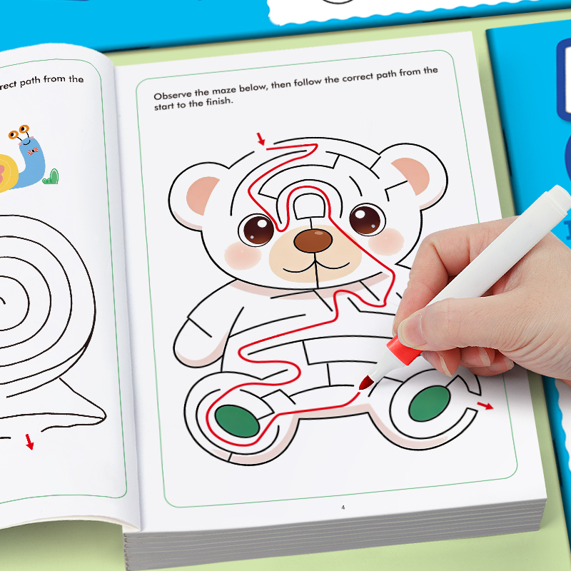 كتاب رسم المتاهات الممتع للأطف - مراجعة Education Kids Definition وسعره