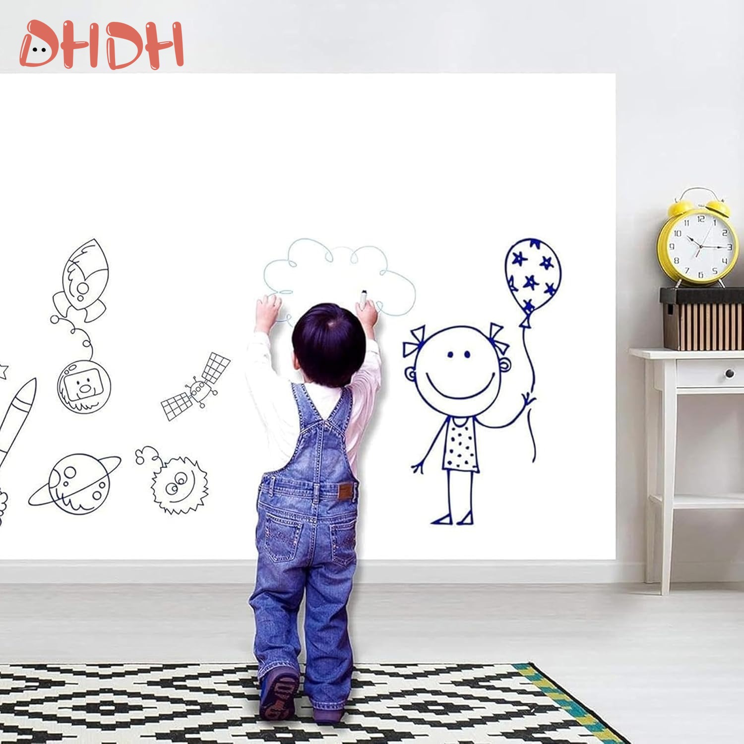 لفافة رسم للأطفال - ورق رسم أب - مراجعة Kids Education Wallpaper وسعره